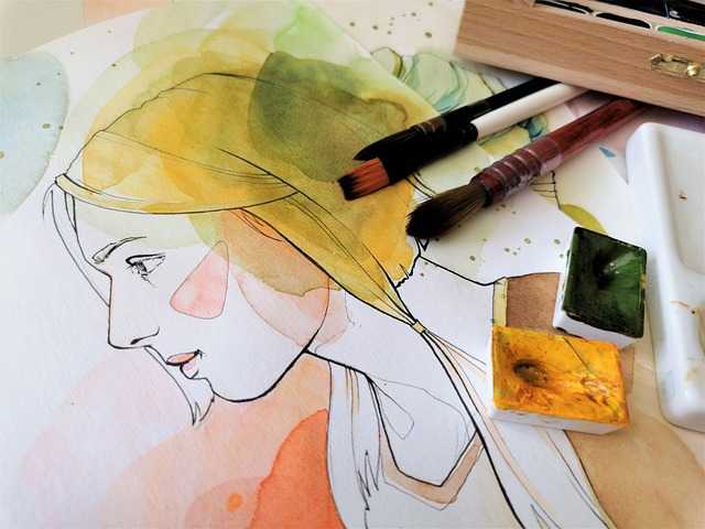 watercolor paintings of flowers