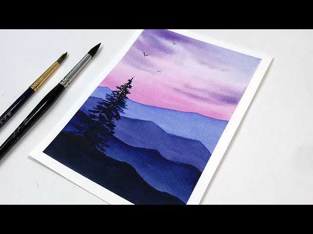 watercolor landscapes