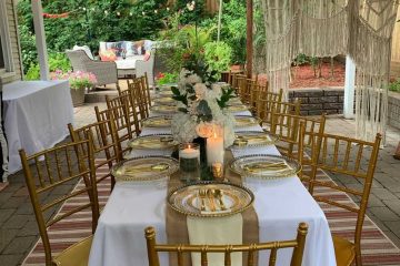 bridal shower decor on a budget